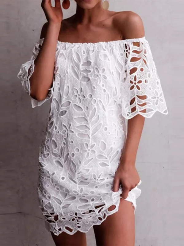 One-shoulder Cutout Midi Dress - Structured Woven Design For Spring & Summer