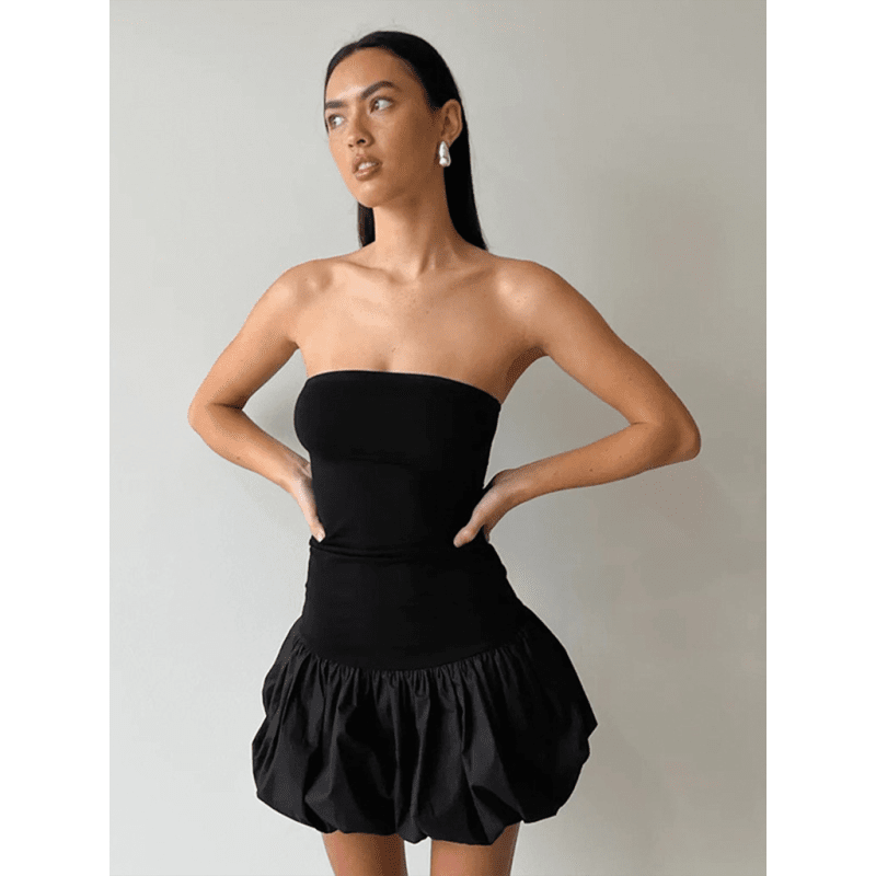 فستان ميني ضيق بقصة أنبوبية بلون متباين – ربيع وصيف، كنزة مثيرة، ماريا المبتسمة - كل شيء للنساء 34650208