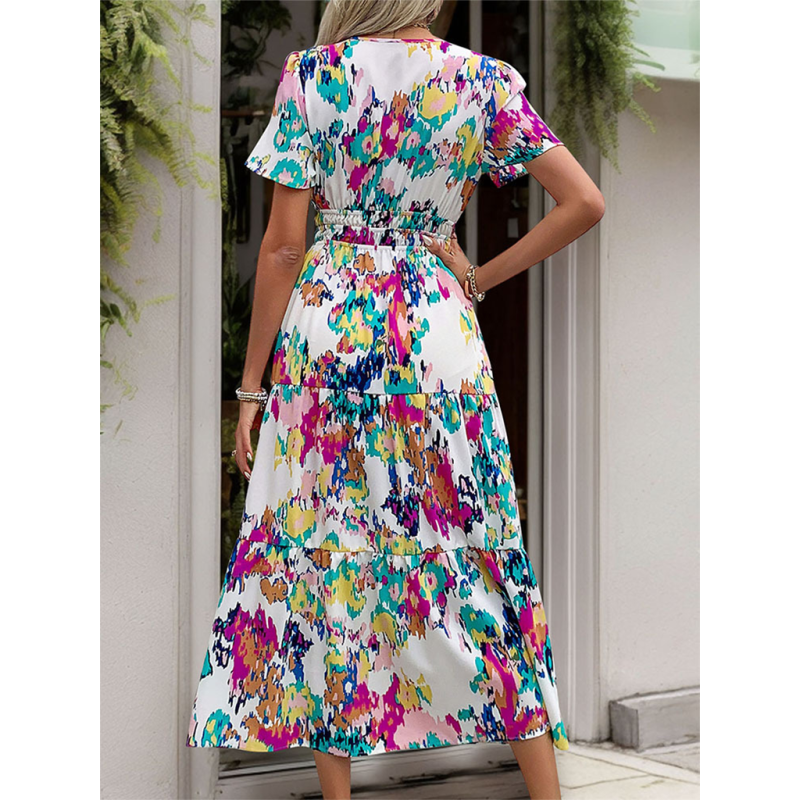 printed-mid-length-short-sleeve-v-neck-dress-–-lightweight-flowysmiling-maria---everything-for-women-34661186
