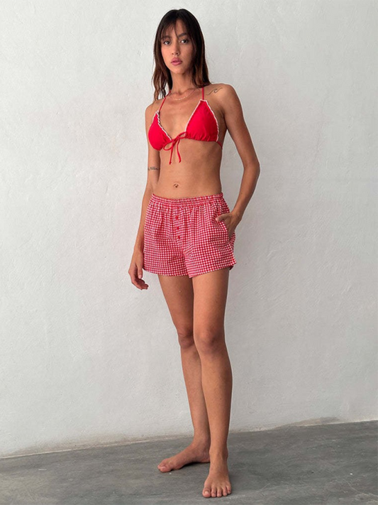 Chic Elastic Waist Casual Shorts – Smiling Maria