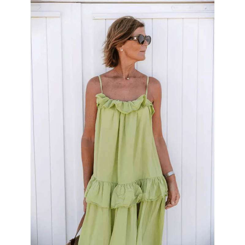ruffled-long-swing-holiday-dress-–-lightweight-cotton-blend-beach-maxismiling-maria---everything-for-women-34663626