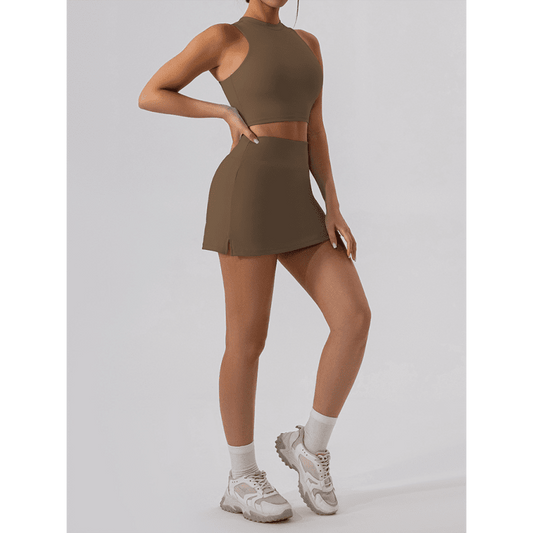 2-piece-seamless-sports-skirt-set-with-vestsmiling-maria---everything-for-women-34687972