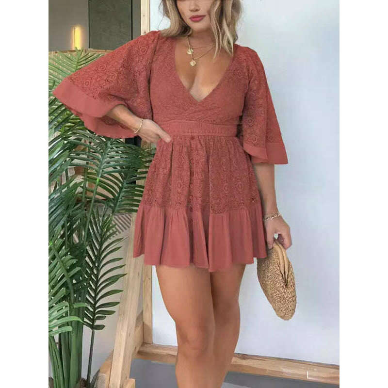 lace-patchwork-bat-sleeve-midi-dress---deep-v-neck-elegant-daily-stylesmiling-maria---everything-for-women-34647325