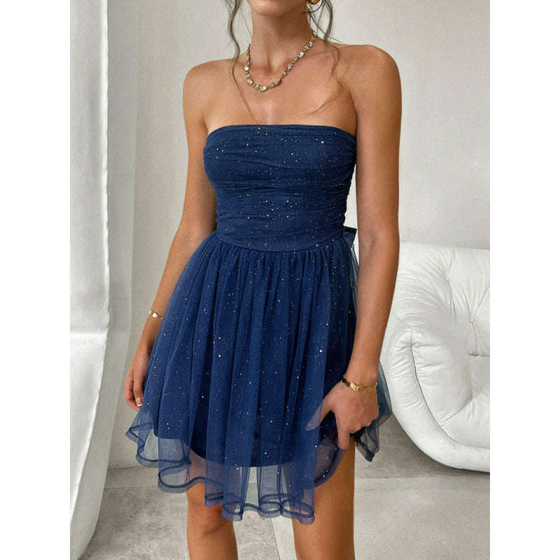 strapless-mesh-short-evening-dresssmiling-maria---everything-for-women-34672894