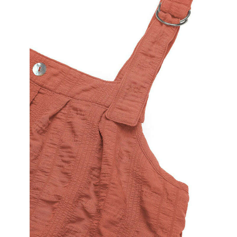 brick-red-pleated-suspender-dress---textured-woven-fabric-sling-strapssmiling-maria---everything-for-women-34647589