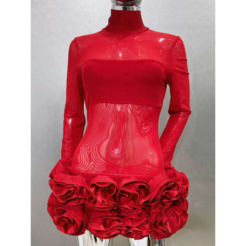 red-sheer-mesh-floral-mini-dresssmiling-maria---everything-for-women-34673374