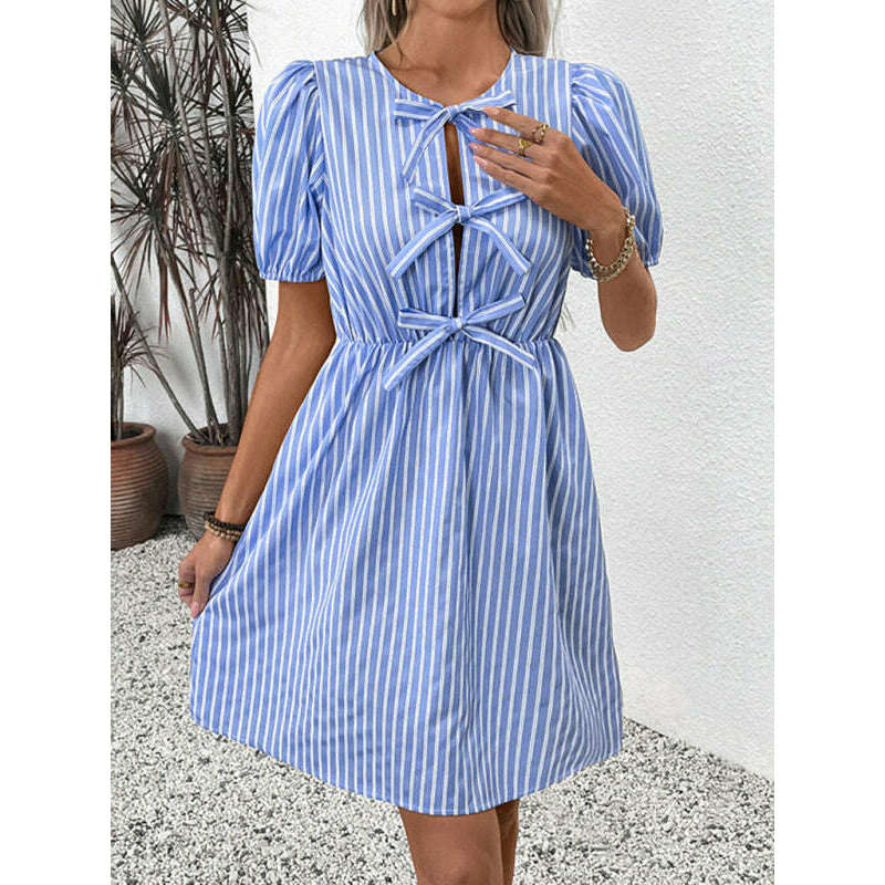 striped-blue-midi-dress-–-round-neck-with-bow-tie-waist-for-spring-summersmiling-maria---everything-for-women-34647966