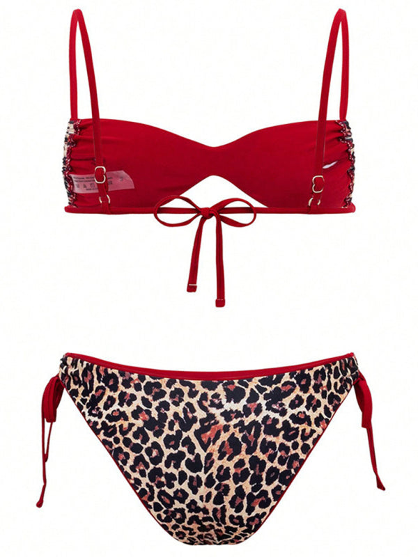 Leopard print swimsuit