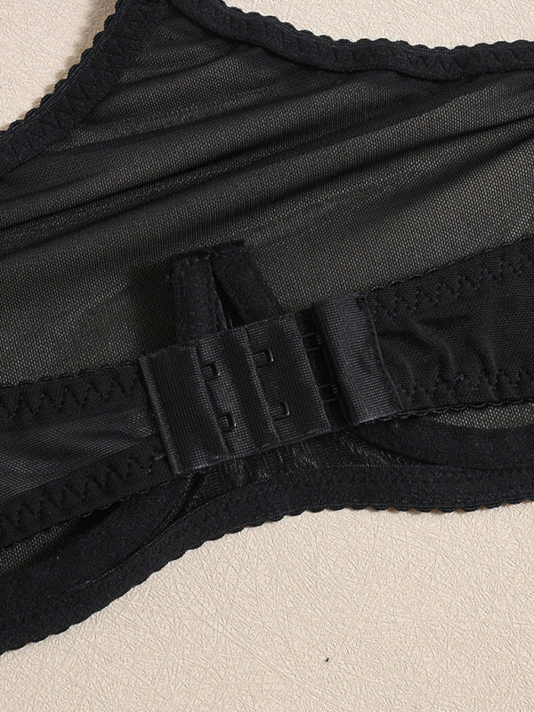 Mesh See-Through Skirt Lingerie Set – Playful JK-Inspired Outfit - Smiling Maria - Everything For Women