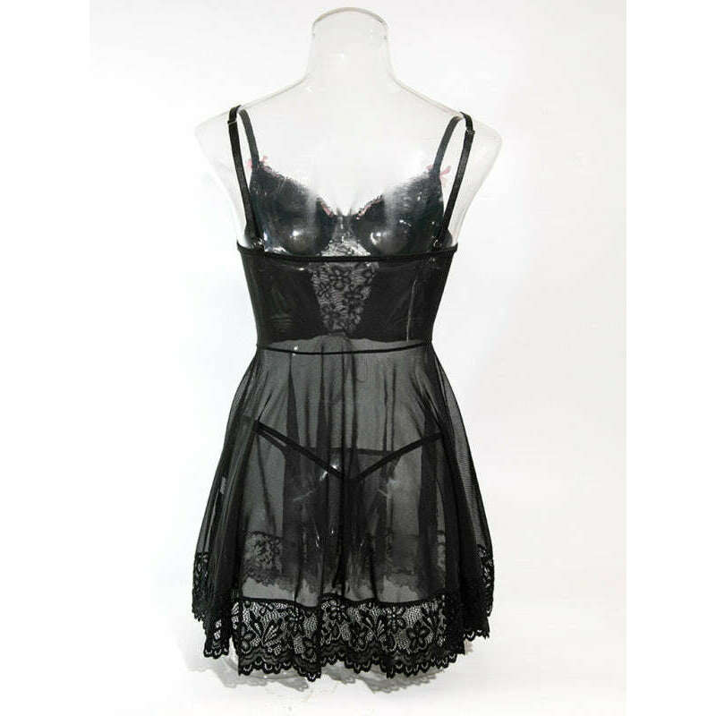 lace-bow-ribbon-nightdress-two-piece-set-–-sheer-feminine-sleepwearsmiling-maria---everything-for-women-34637740