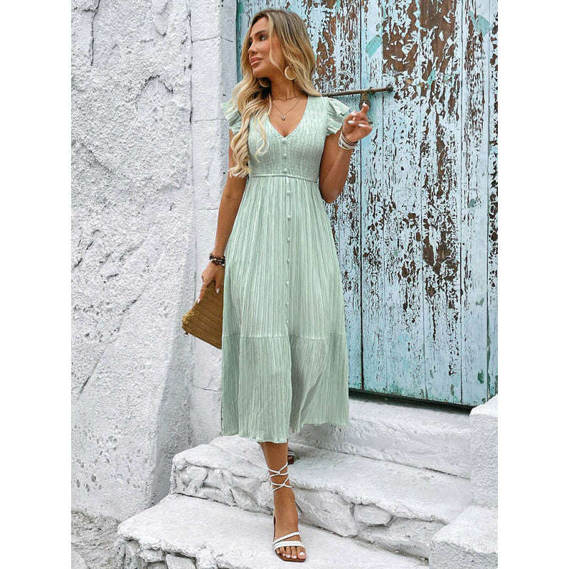 light-green-v-neck-midi-dress-with-slit-–-woven-rayon-daily-fitsmiling-maria---everything-for-women-34645941