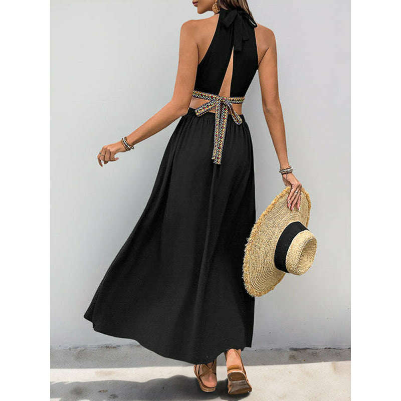 waist-baring-hollow-tie-midi-vacation-dress-–-black-rayon-no-stretchsmiling-maria---everything-for-women-34645194