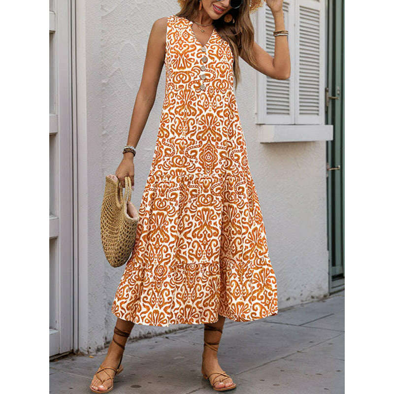sleeveless-v-neck-button-front-midi-dress-–-lightweight-rayon-for-summersmiling-maria---everything-for-women-34646159