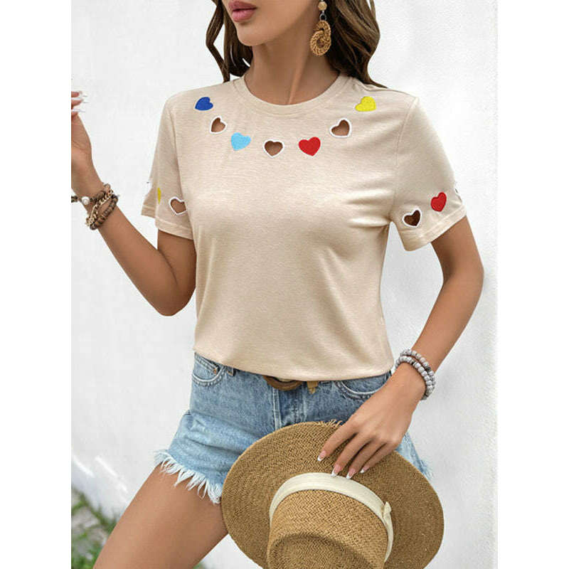 heart-embroidered-hollow-short-sleeve-t-shirtsmiling-maria---everything-for-women-34694992