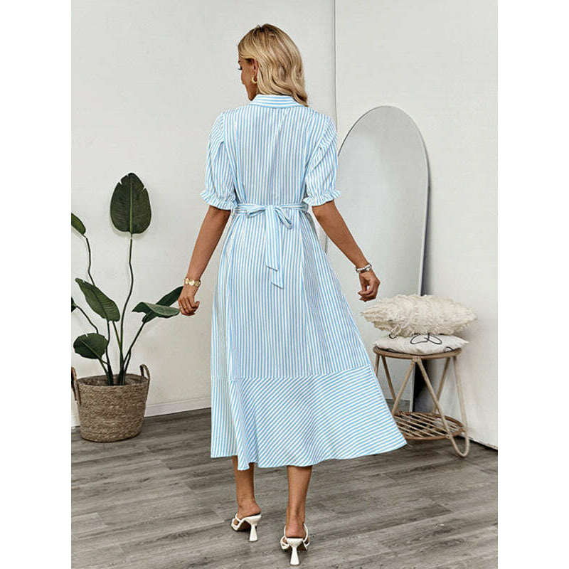 striped-shirt-dress-with-puff-sleeves-and-lapel-–-spring-summer-daily-stylesmiling-maria---everything-for-women-34645604