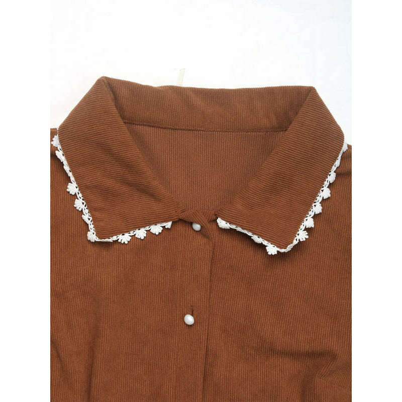 corduroy-lace-trimmed-long-sleeve-shirt-dress-–-brown-midi-lengthsmiling-maria---everything-for-women-34644981