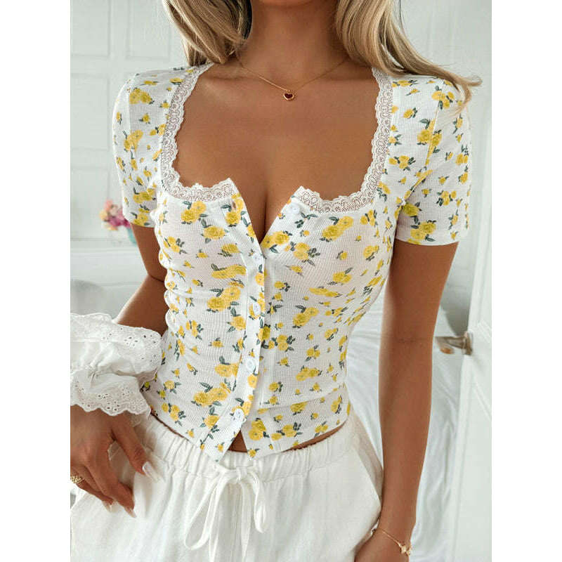 yellow-floral-lace-short-sleeve-knit-teesmiling-maria---everything-for-women-34694958