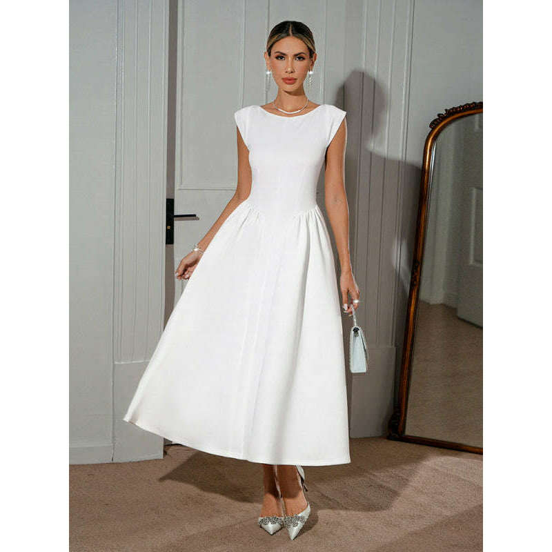 french-inspired-solid-white-midi-dress-–-elegant-woven-style-for-spring-summersmiling-maria---everything-for-women-34645423
