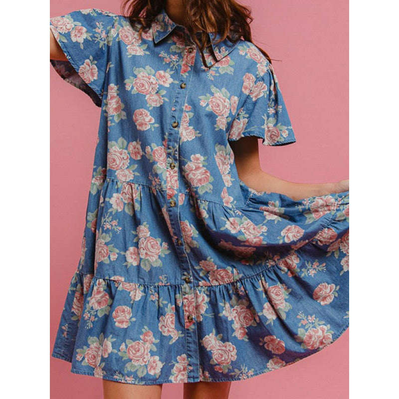 blue-floral-denim-a-line-lapel-shirt-dress-–-woven-cotton-casual-fitsmiling-maria---everything-for-women-34644988