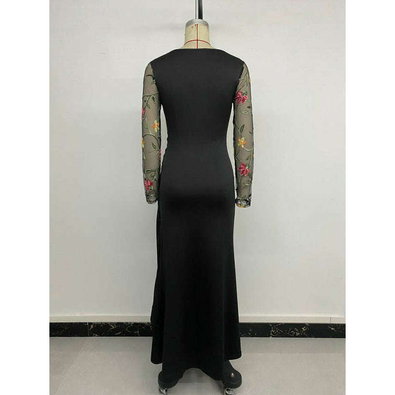 round-neck-mesh-embroidered-long-sleeve-midi-dress-–-elegant-daily-wearsmiling-maria---everything-for-women-34644810