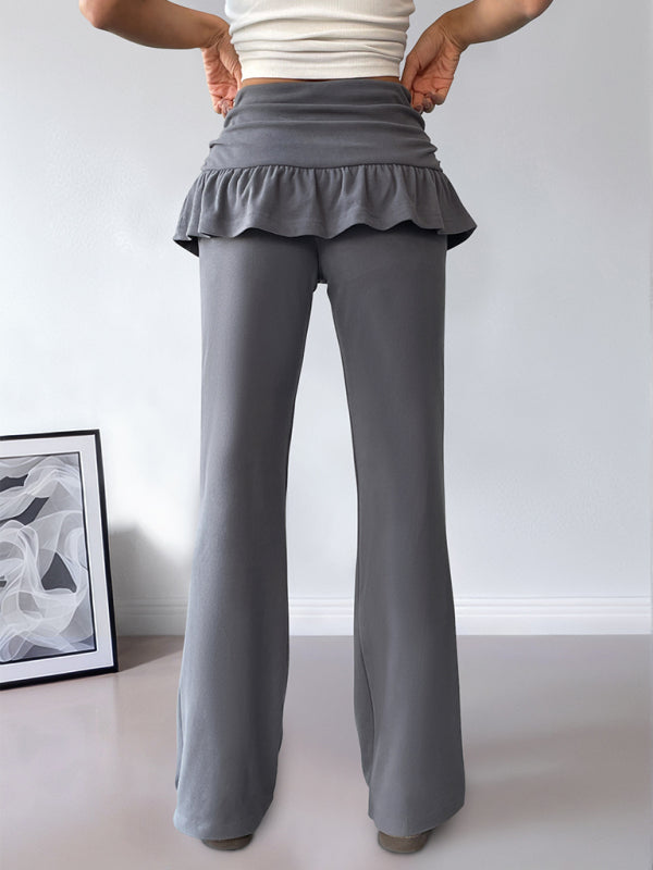 Chic Ballet-Inspired Bootcut Pants – Smiling Maria