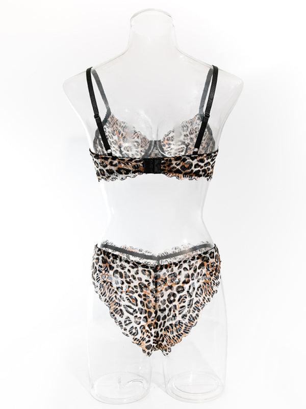 Set di biancheria intima con stampa leopardata – Smiling Maria