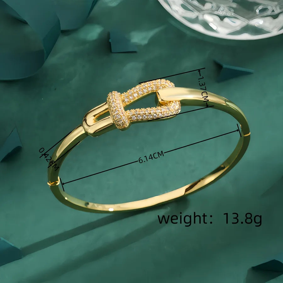 18K Gold Plated Zircon Jewelry Set for Women