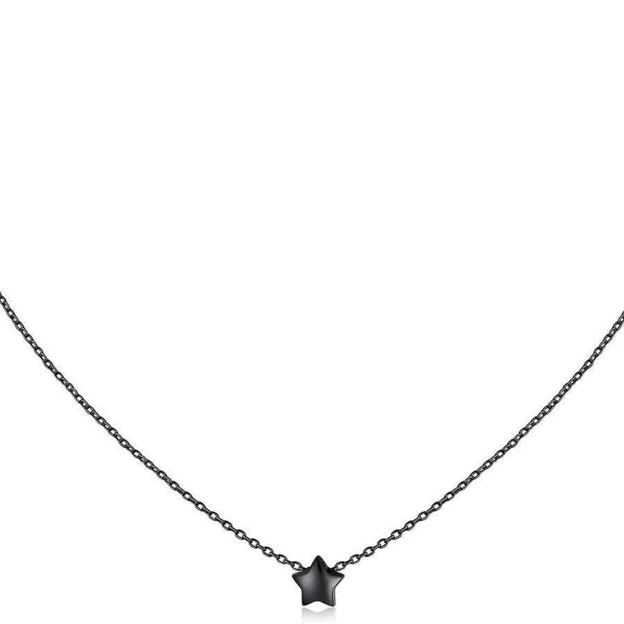 925 Silver Lucky Star Pendant Necklace for Women