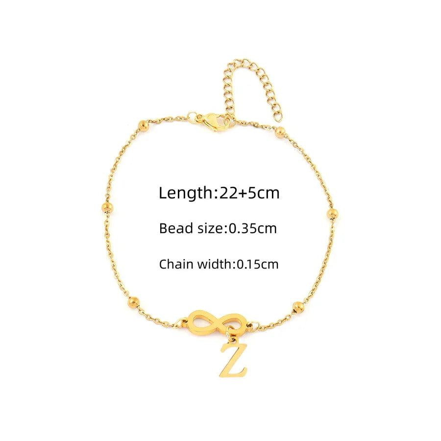 Gold Infinity Anklet – 18K Plated Stainless Steel Gold Z