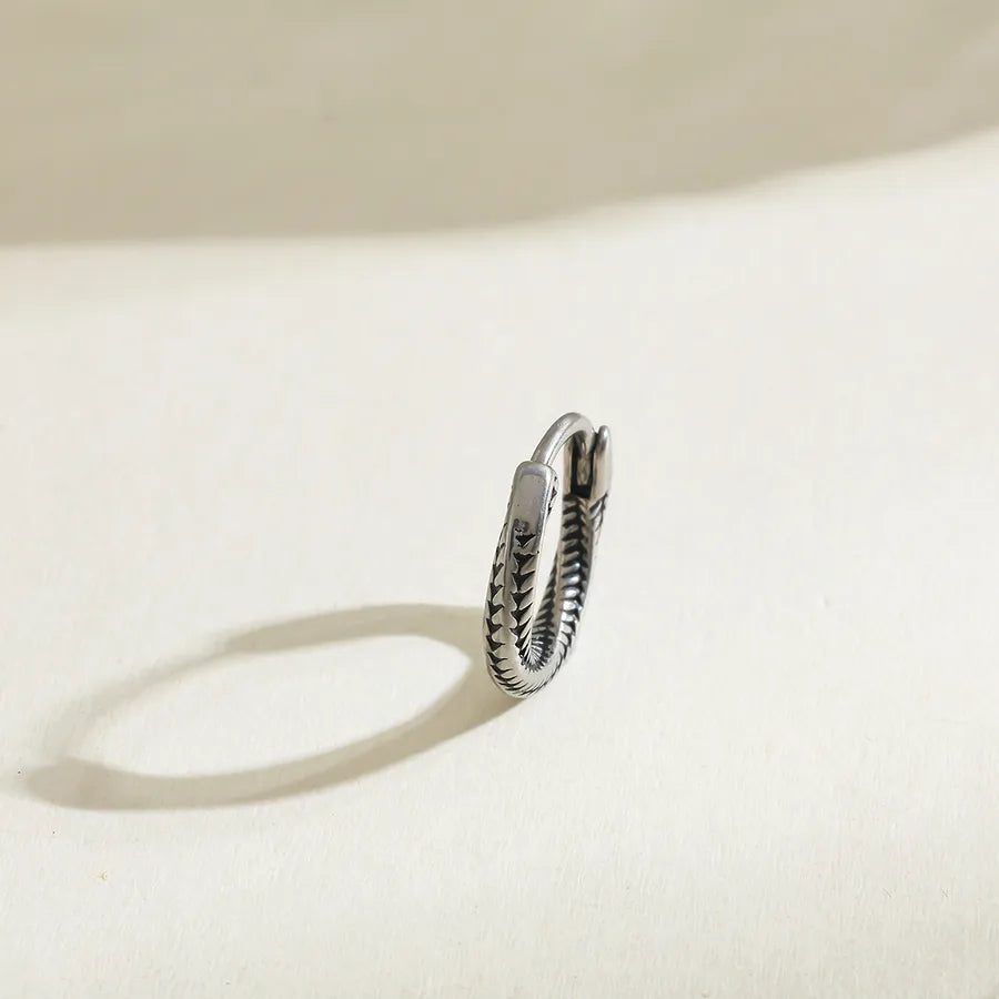 18K Gold Plated Rose Skull Earrings Steel Color 14*14.77*2.23mm