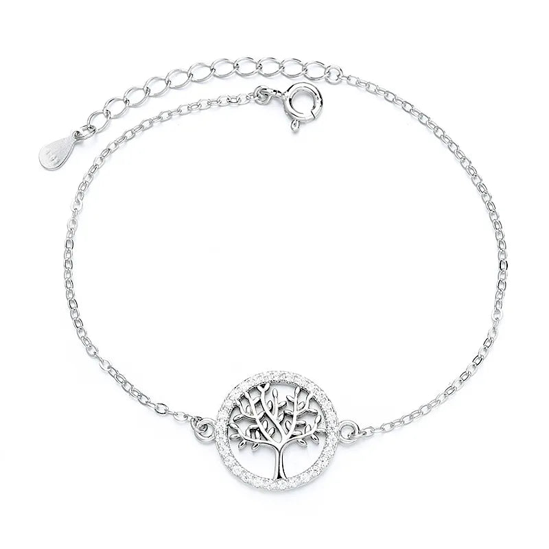 Sterling Silver Tree of Life Bracelet