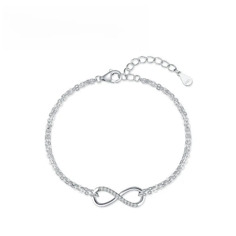 Sterling Silver Infinity Symbol Bracelet