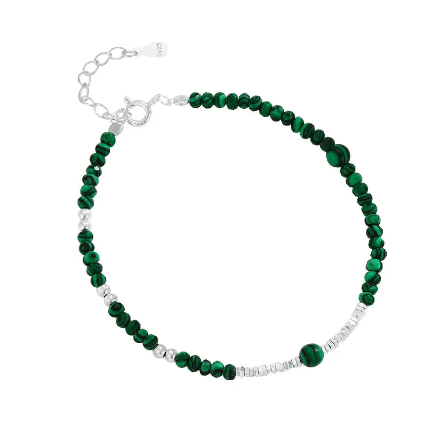 Sterling Silver Geometric Turquoise Bracelet