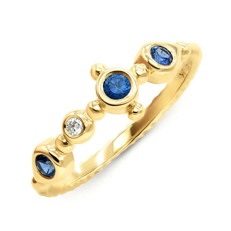 925 Sterling Silver Round Diamond Ring #5