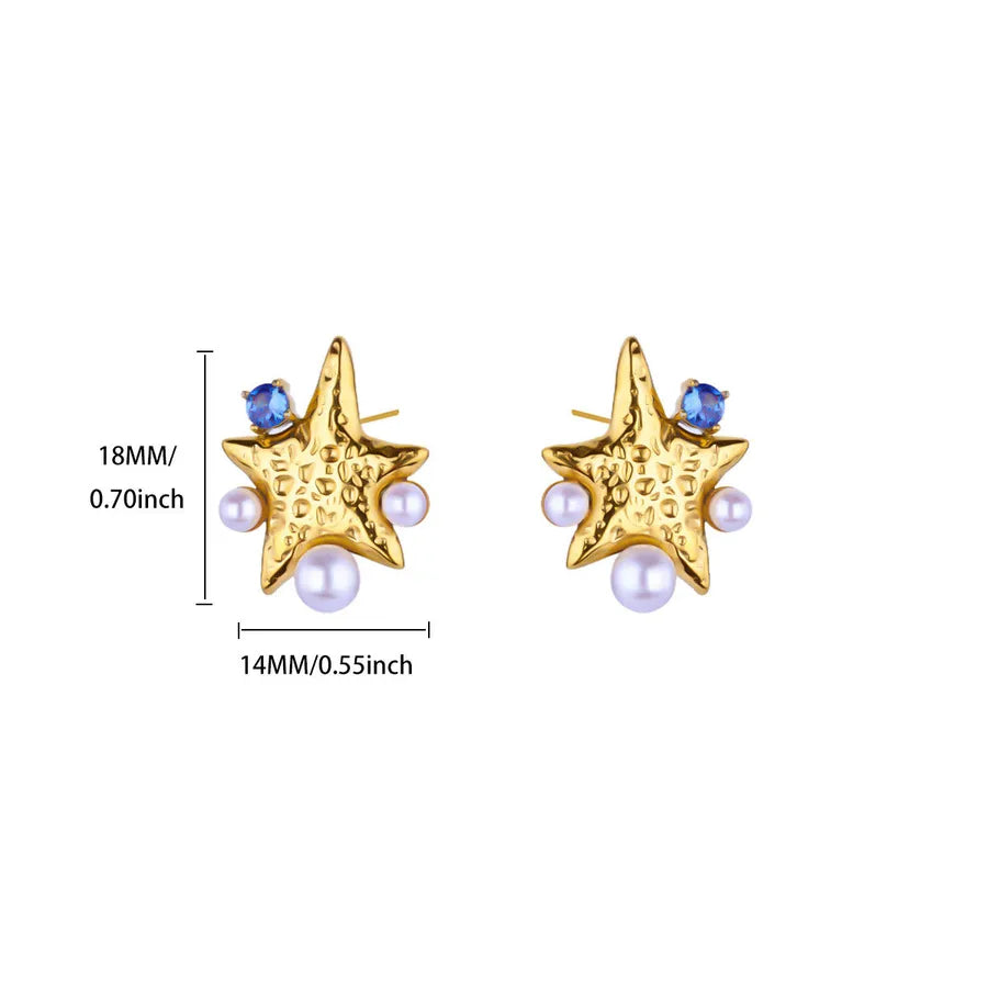 18K Gold Heart Zircon Earrings for Women 4 18k