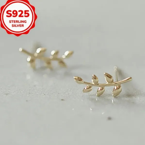 925 Sterling Silver Zircon Stud Earrings