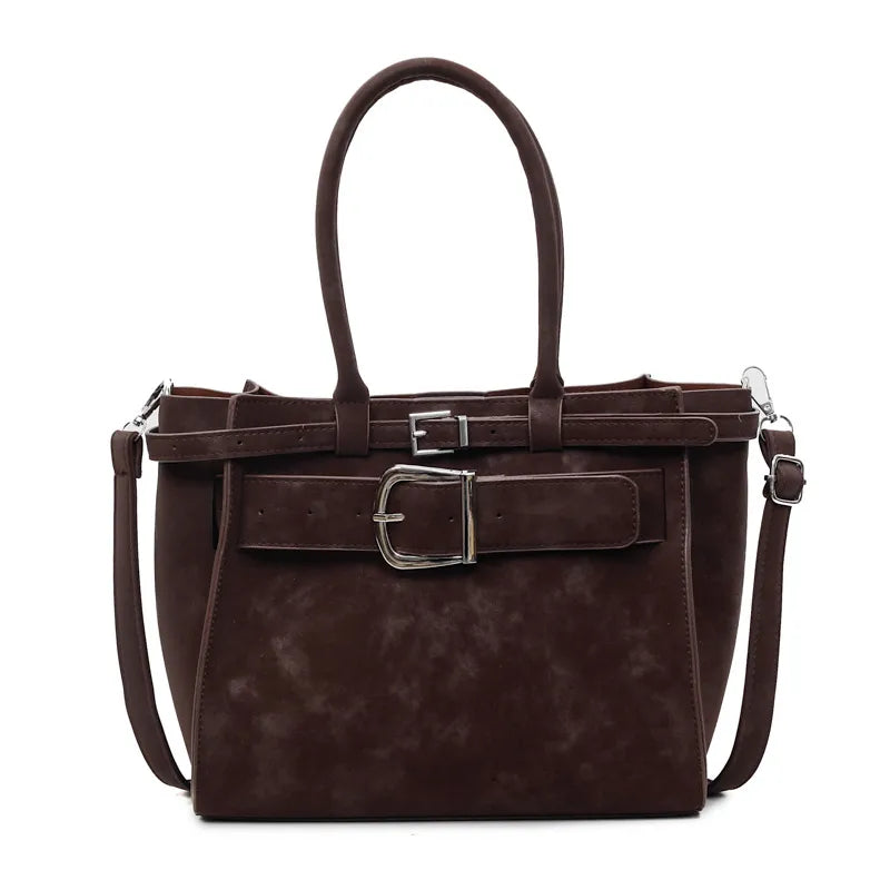 Color Block PU Crossbody Motorcycle Bag