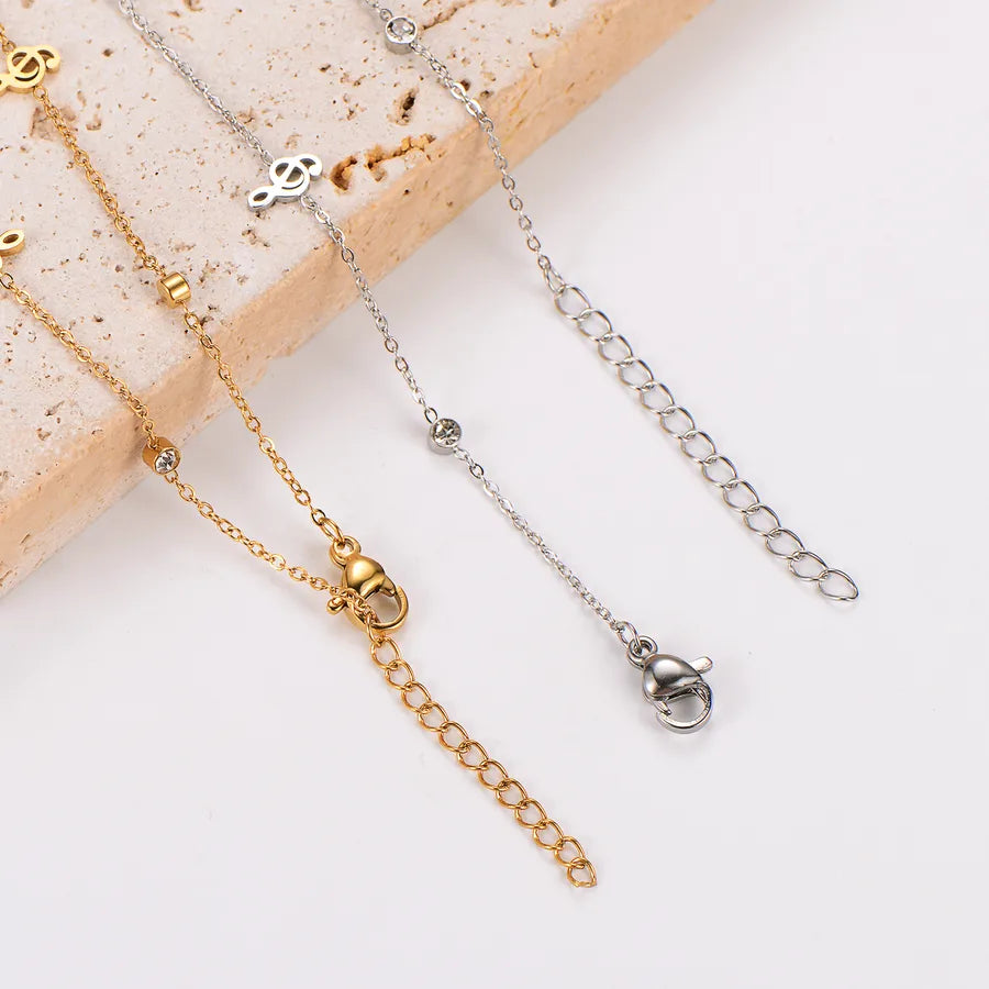 18K Gold Plated Stainless Steel Anklet for Women