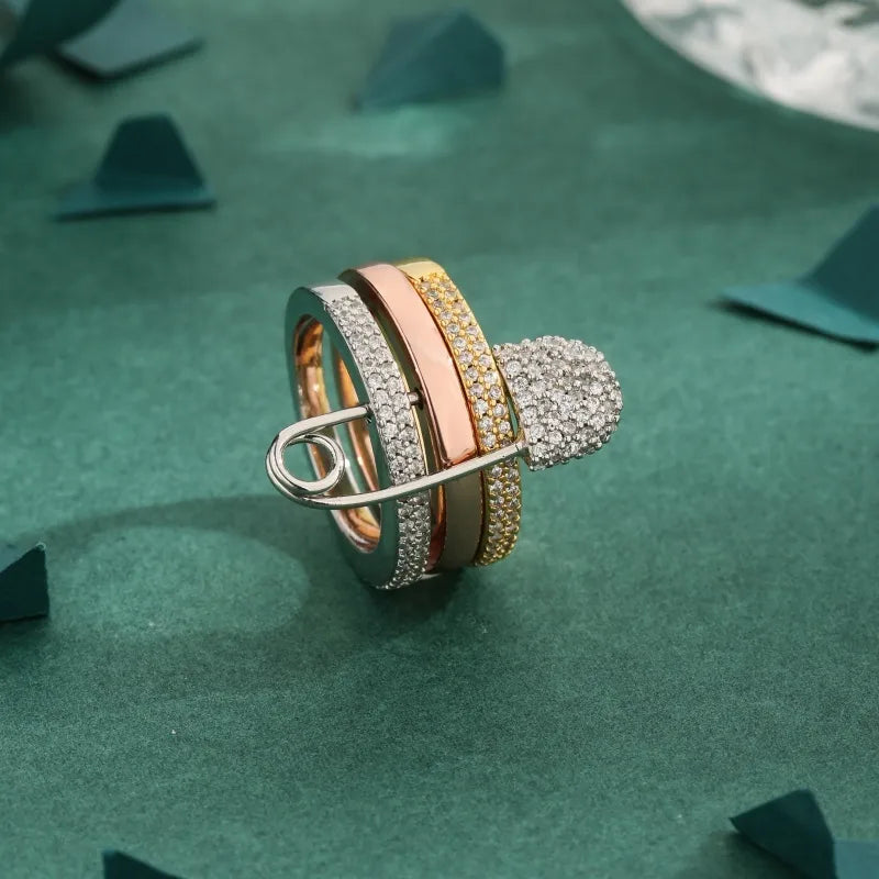 18K Gold Plated Asymmetrical Copper Bangle