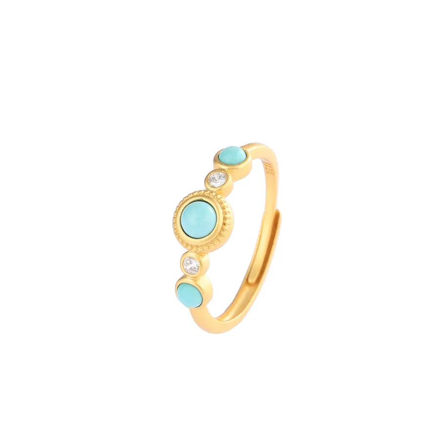 Sterling Silver Turquoise Oval Ring
