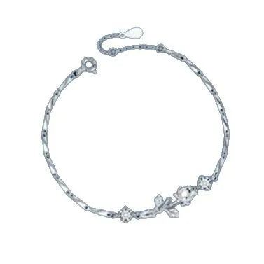 Silver Rose Bracelet Inspired by The Little Prince