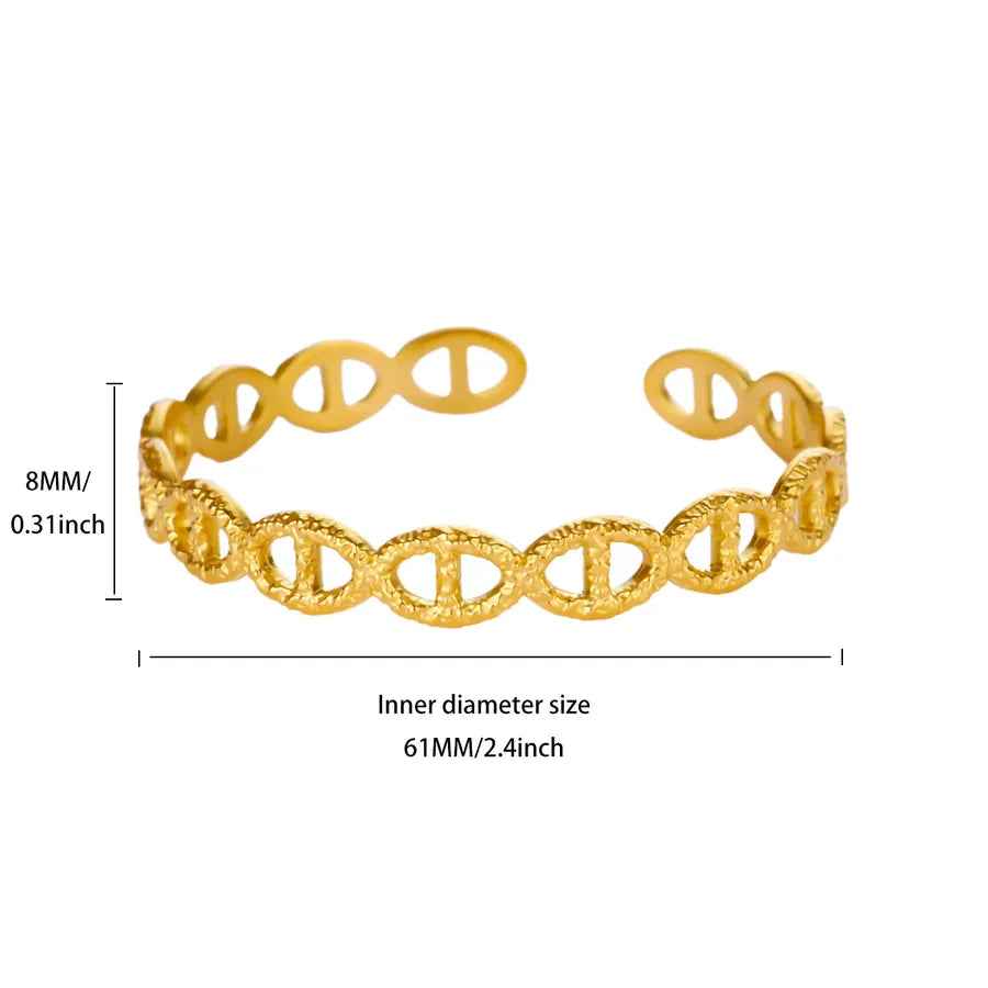 18K Gold Plated Cross & Bear Charm Bracelet B2007G