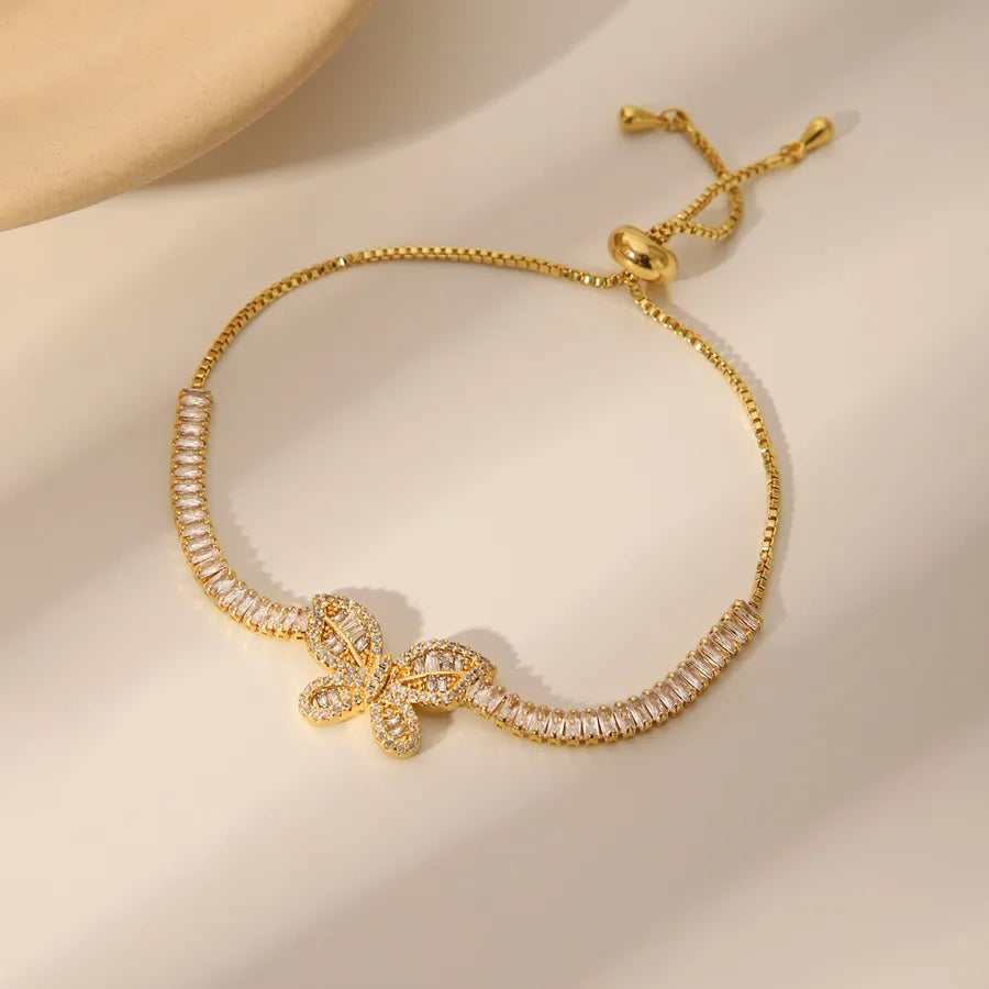 Gold Butterfly Knot Bracelet for Women Style 1
