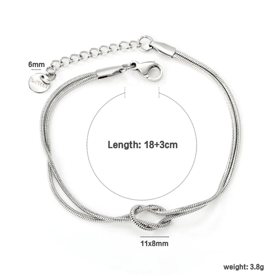 Heart Lock Stainless Steel Bracelet BR285001S