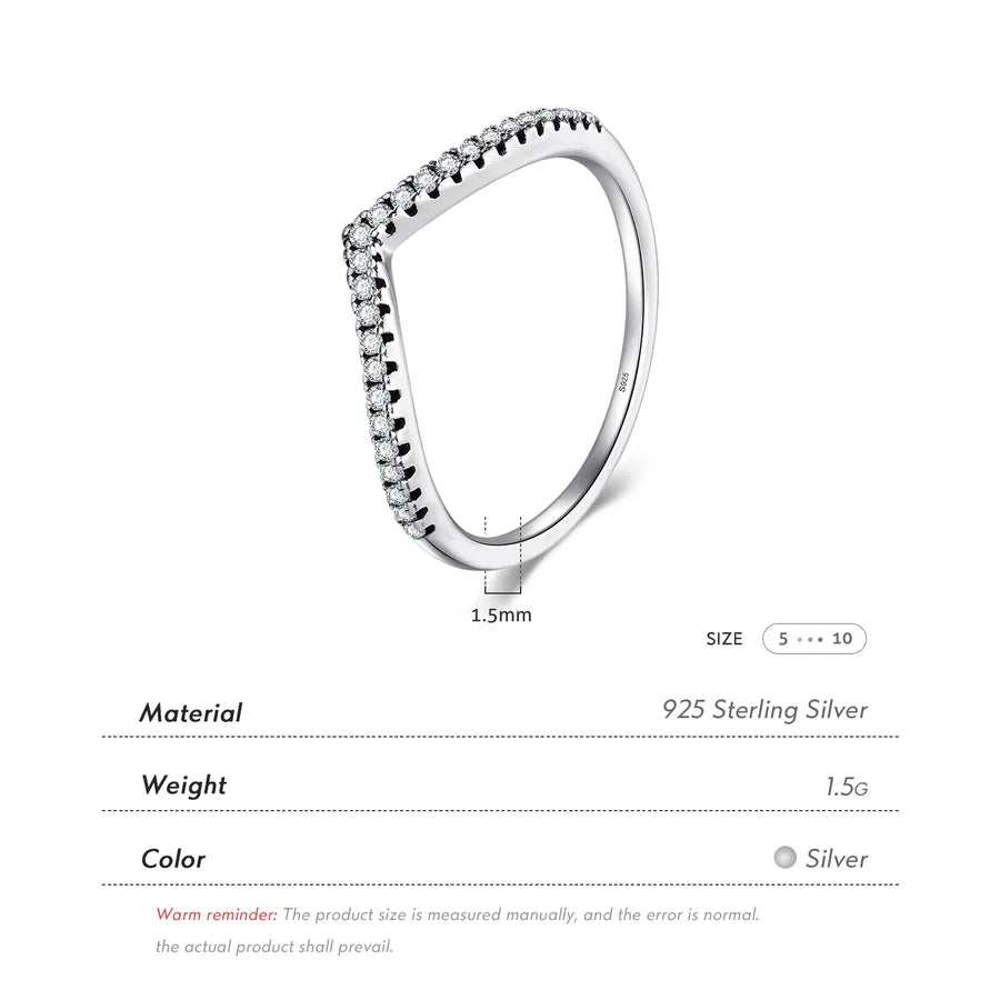 925 Sterling Silver Geometric Gem Ring Inlaid Style