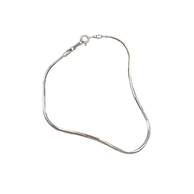 Sterling Silver Snake Bone Bracelet for Women