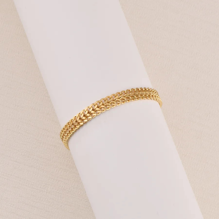 Gold Minimalist Chain Bracelet for Women