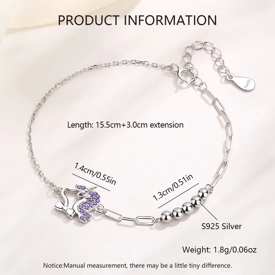 Sterling Silver Charm Bracelet for Women