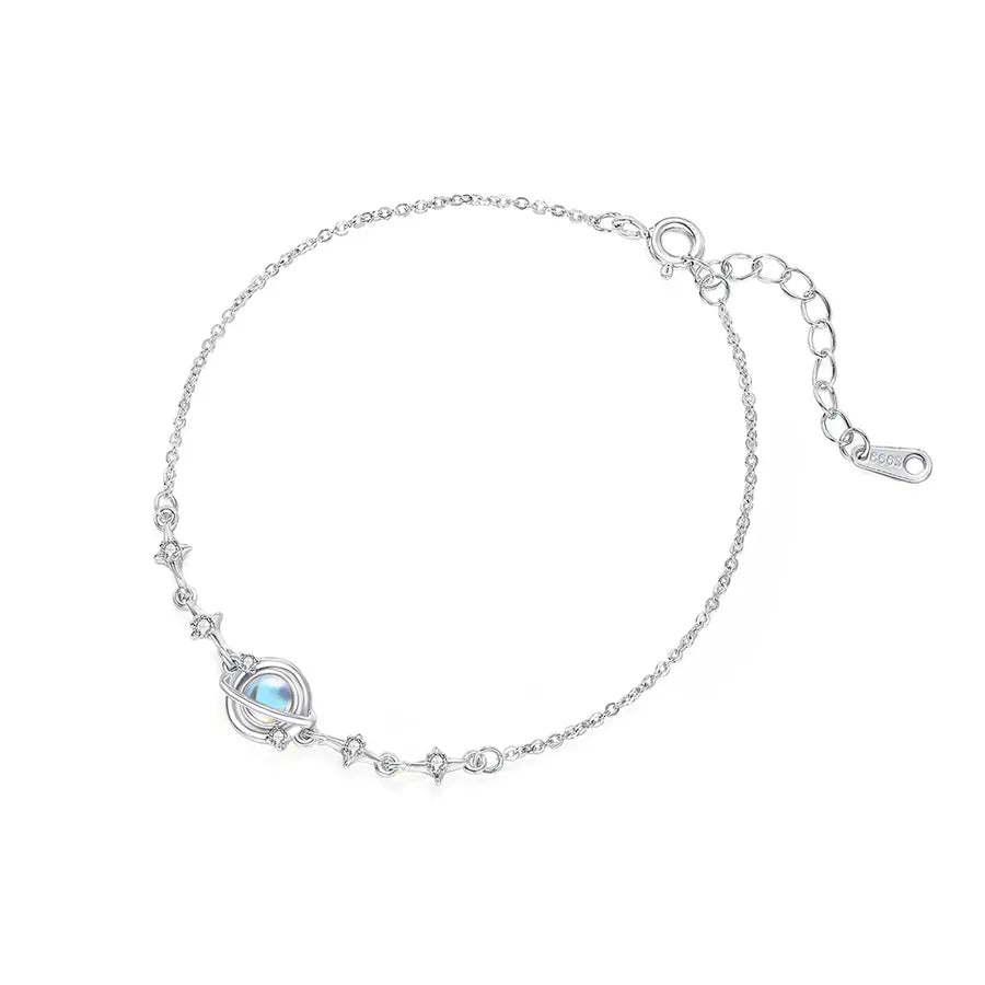 S999 Silver Moonlight Galaxy Bracelet