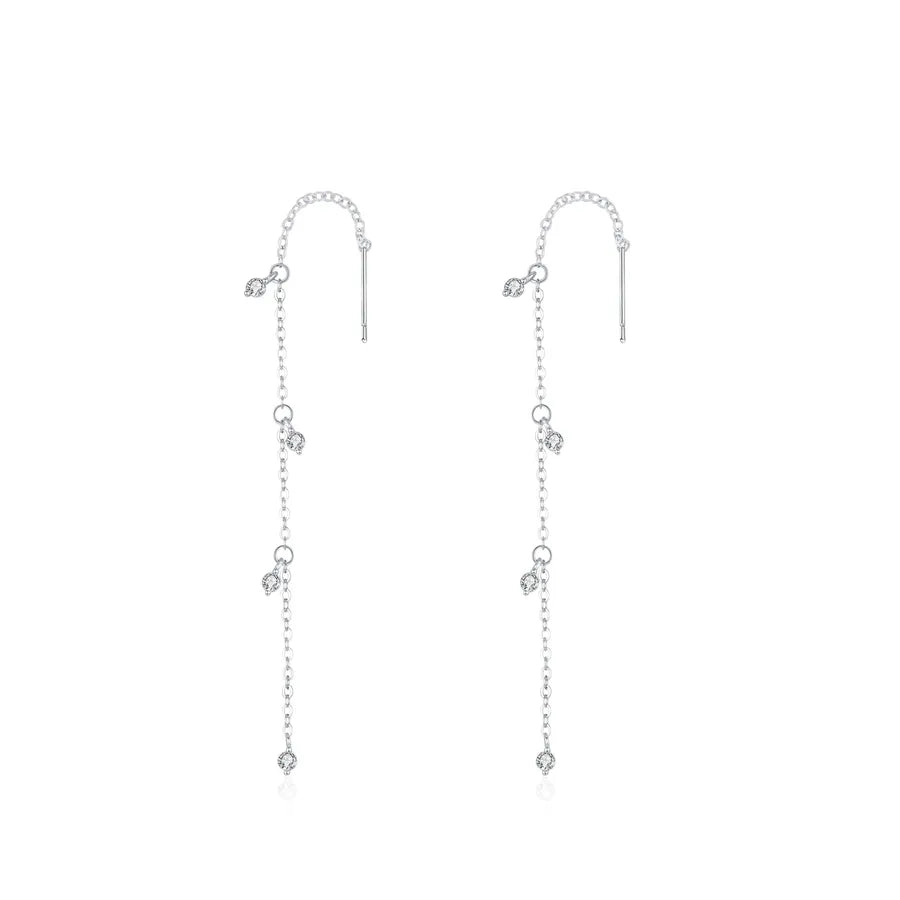 Sterling Silver Minimalist Jewelry Set for Women $ED3469 925 Silver